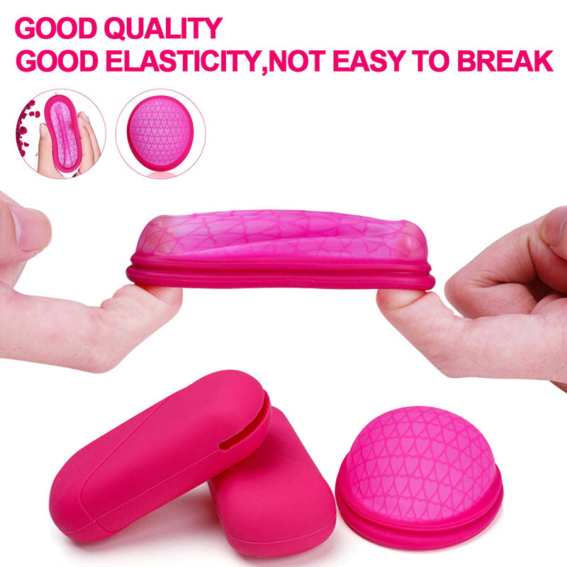 Disques menstruels réutilisables, 3 pièces, coupe menstruelle ultra-mince, stérilisation en Silicone, Tampon/Tampon alternatif