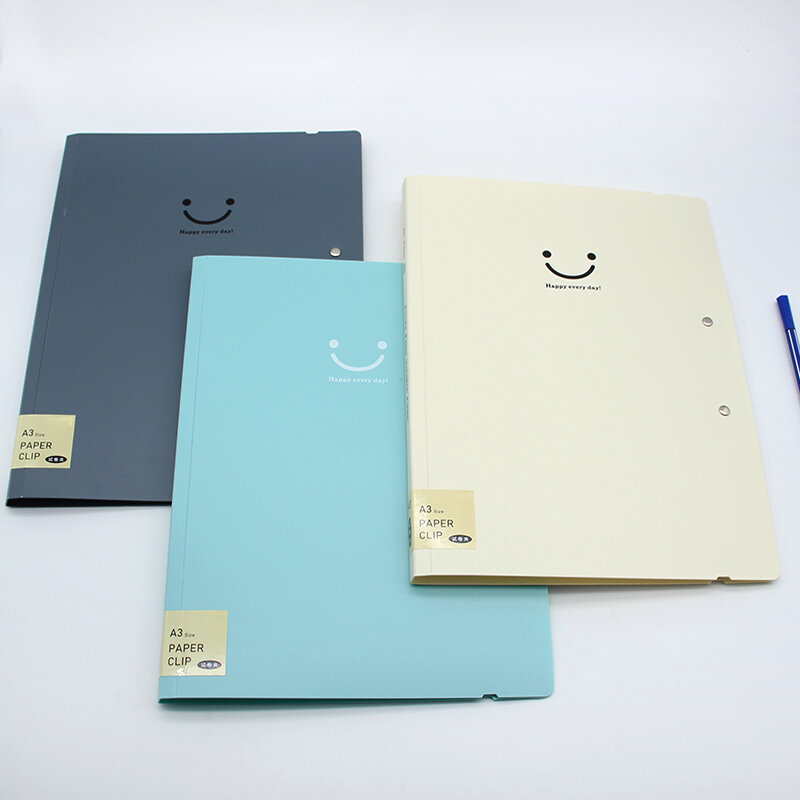Cartella per scrivania File A3 cartella singola e doppia cartella raccoglitore cartoleria borsa per ufficio