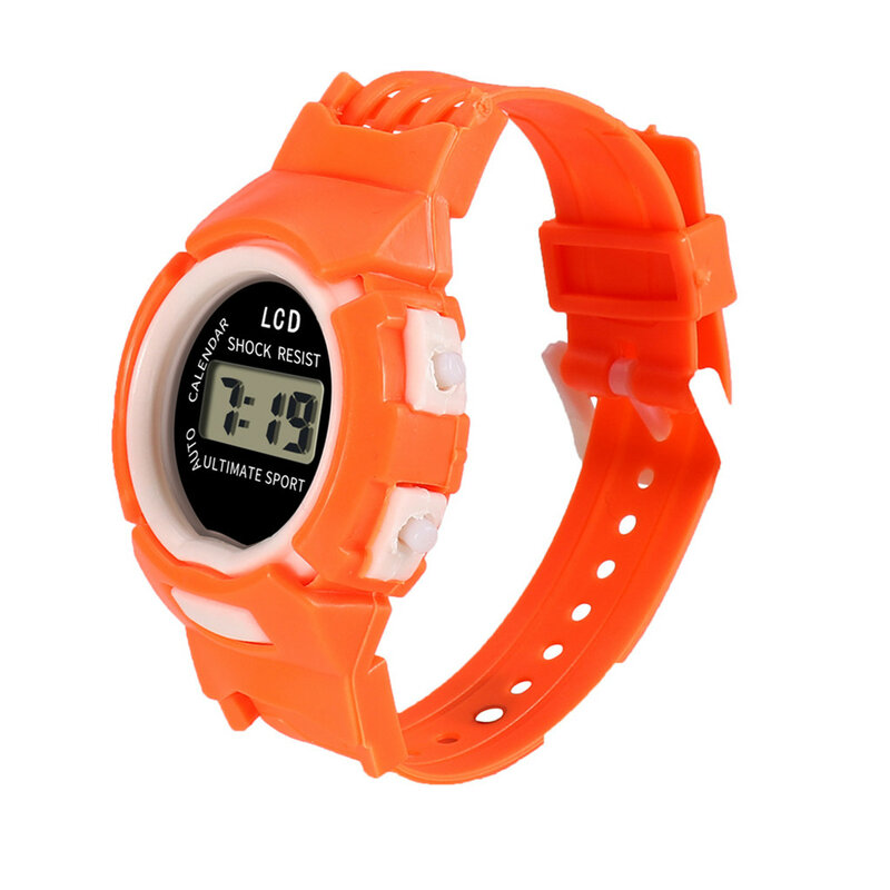 ขายร้อนกันน้ำเด็กนาฬิกาเด็กหญิงเด็กชายดิจิตอล LED นาฬิกาข้อมือเล่นกีฬายางซิลิโคนนาฬิกาเด็กของขวัญนาฬิกาข้อมือ Relogio