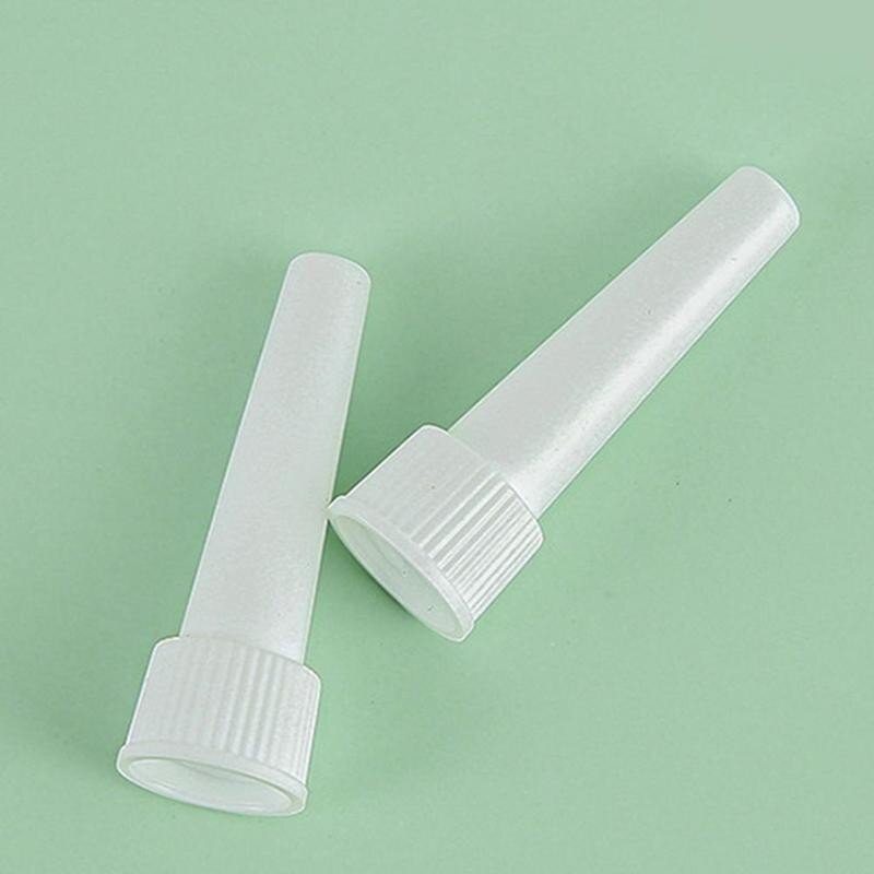 10 pces descartável hemorróidas anal aplicador hemorróidas pomada tubo de conexão aplicador de gesso nasal