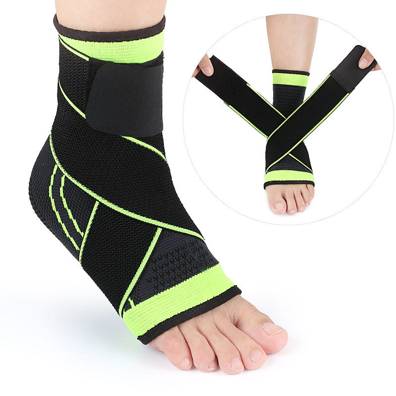 Men Women Sports Ankle Protector Sleeve Warm Badminton Football Basketball Ankle Fixed Nylon Leg Running Sleeves Anti Friction
