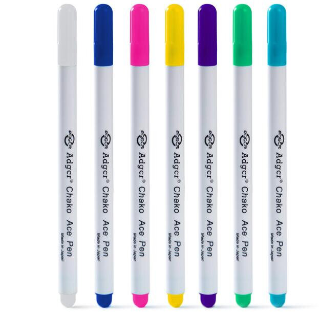 2 قطعة عالية الجودة تختفي القلم السيارات التلاشي القلم المياه علامة قلم وضع علامات قابل للمسح القلم