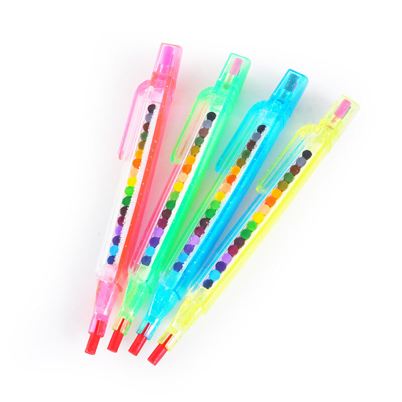 1 قطعة الإبداعية 20 ألوان تلوين طالب رسم قلم رصاص ملون متعدد الألوان الفن Kawaii الكتابة القلم للأطفال هدية القرطاسية المدرسية