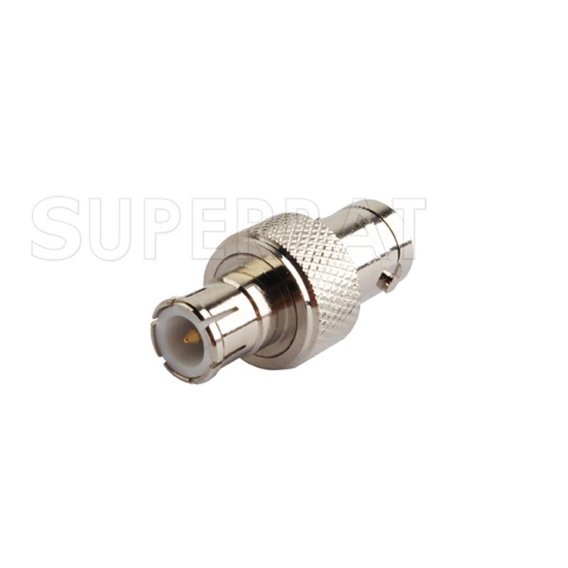 Superbat-adaptador BNC macho a hembra, conector Coaxial RF