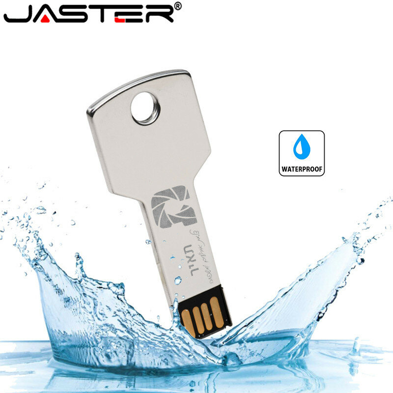 JASTER USB persoonlijkheid Pendrive 128GB 64GB 32GB 16GB 8GB Pendrive waterdichte notatka USB-geheugenstick 1PCS darmowe logo