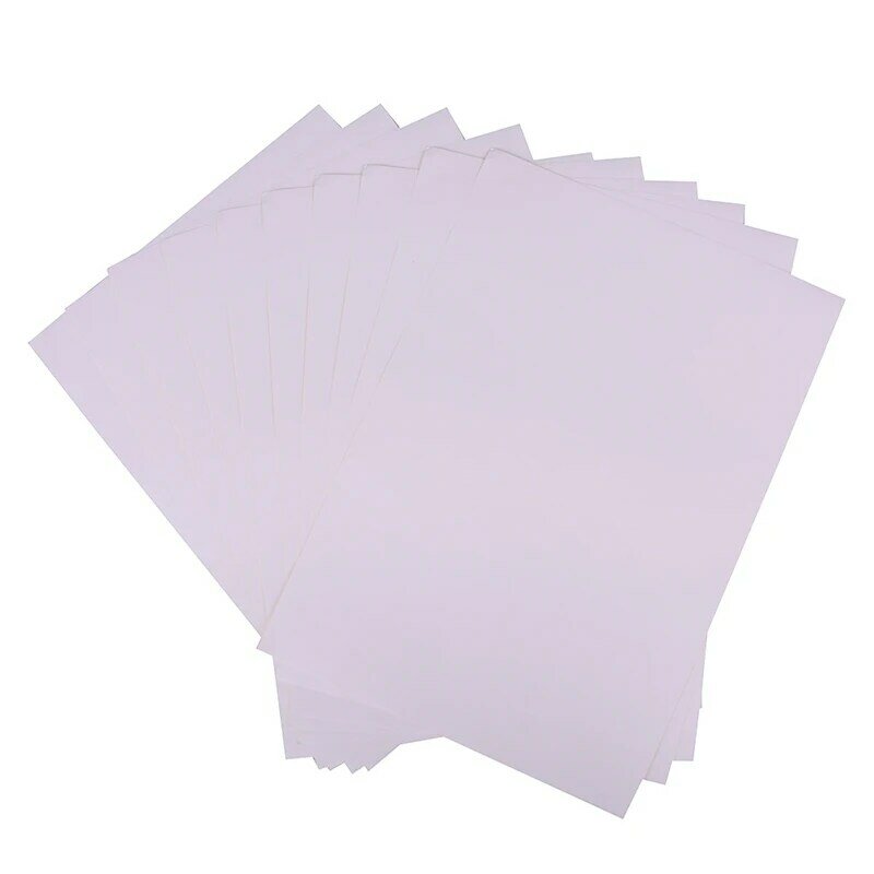 10ピース/セットa4マット印刷可能な白い粘着ステッカー紙オフィス用iink 210x297mm