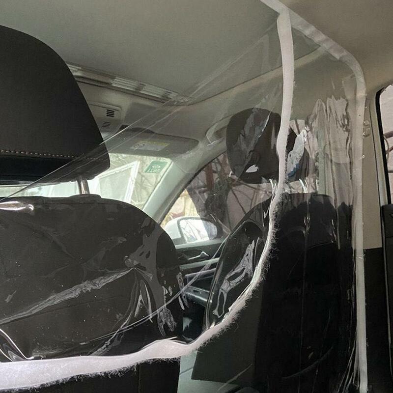 Car Insulation Film Saliva Droplets Isolation Network Passenger Protection Isolation Rapid Taxi Partition Isolation Film