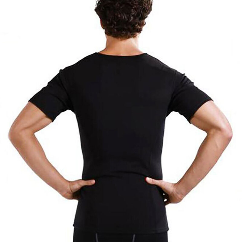 CXZD عرق النيوبرين محدد شكل الجسم فقدان الوزن ساونا ملابس داخلية للرجال النساء تجريب قميص سترة اللياقة البدنية جاكيت بدلة رياضة قميص حراري