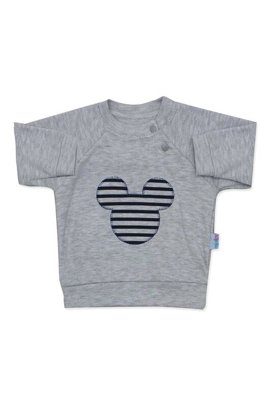 Navy blue Striped Mikili Baby the Bottom and Top K3017