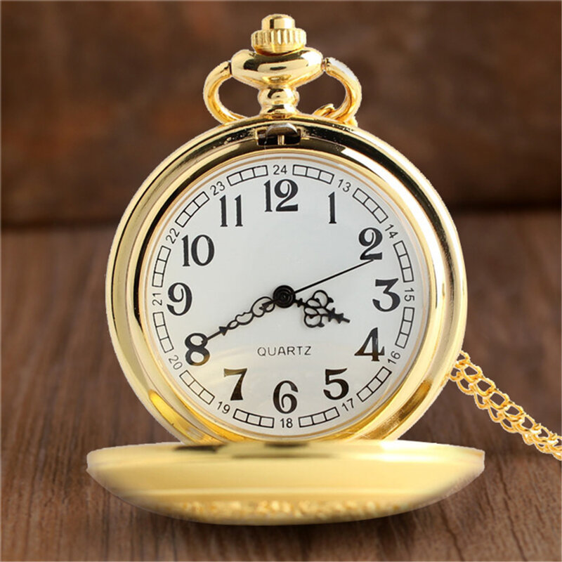 Retro ouro criativo voando dragão design quartzo pingente fob bolso relógio de pulso colar corrente presente para homens relógios de bolso