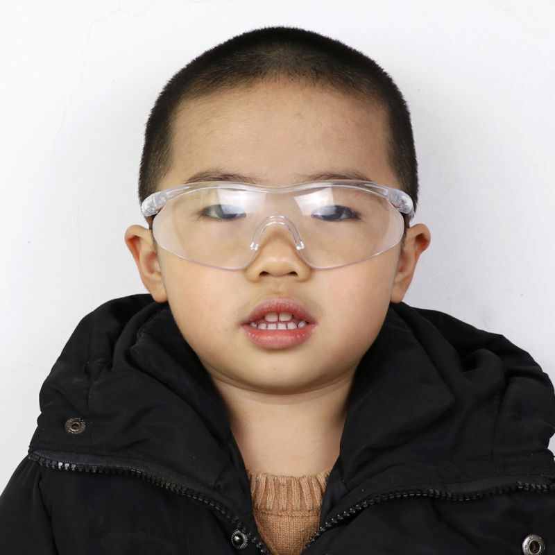 Gafas antideslizantes antivirus, gafas Unisex antiniebla antipolvo antigotitas, gafas ajustables para adultos y niños