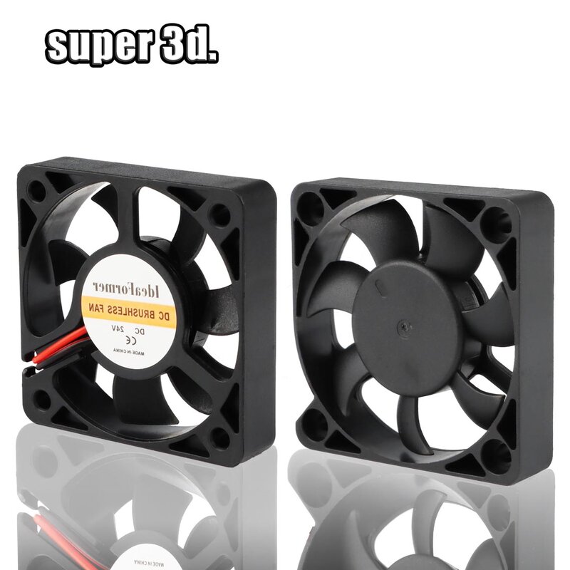 5015/4010/4020 12V & 24V Kühlung Turbo Fan Bürstenlosen 3D Drucker Teile 2Pin Für Extruder DC Kühler gebläse Kunststoff Fans envio gratis