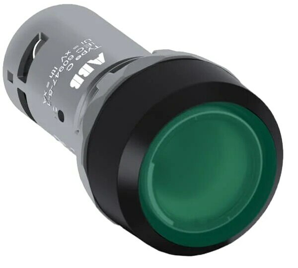 10 шт CP2-12G-10 10103862 1SFA619101R1212 компактная кнопка-поддерживается-Flush-зеленый-с подсветкой-черный пластик-1NO