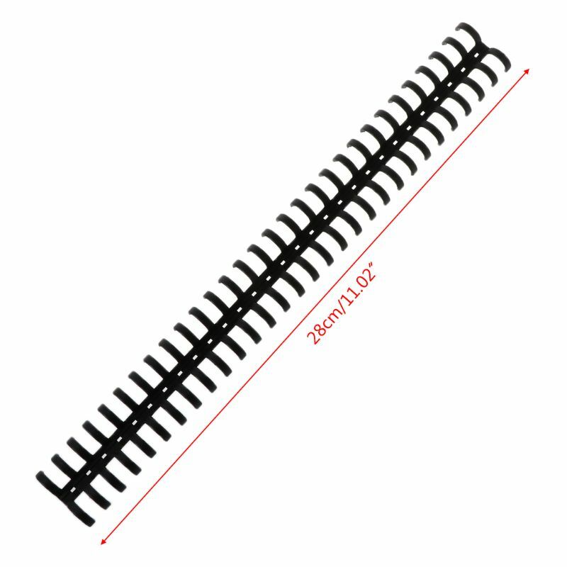 30 Lubang Lingkaran Cincin Lepas Kertas Album Mengikat Plastik Pengikat Spiral A4 Notebook Perlengkapan