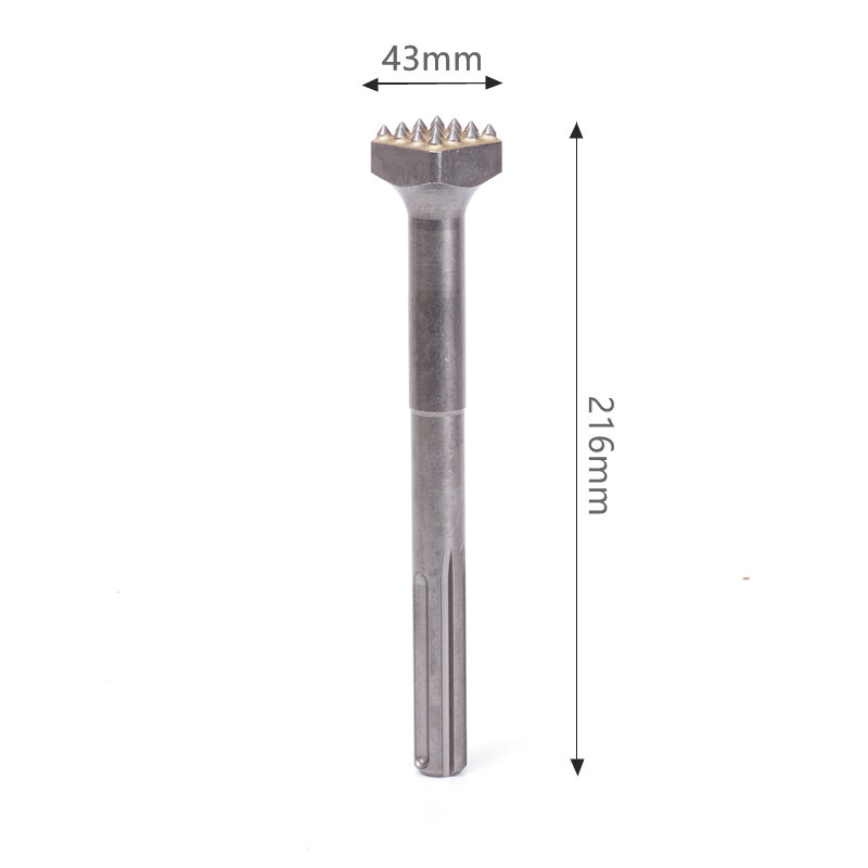 Free Shipping 1PC SDS MAX SHANK alloy hammer Professional Alloy Point Groove Gouge Flat Round Chisel Electric Hammer Drill Bits
