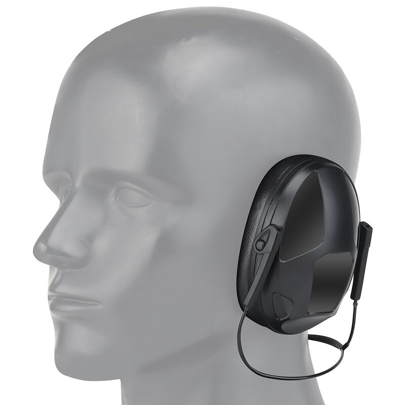 Ipsc-リアマウント付きヘッドセット,聴覚保護用ヘッドフォン,イヤーマフ用アクセサリー