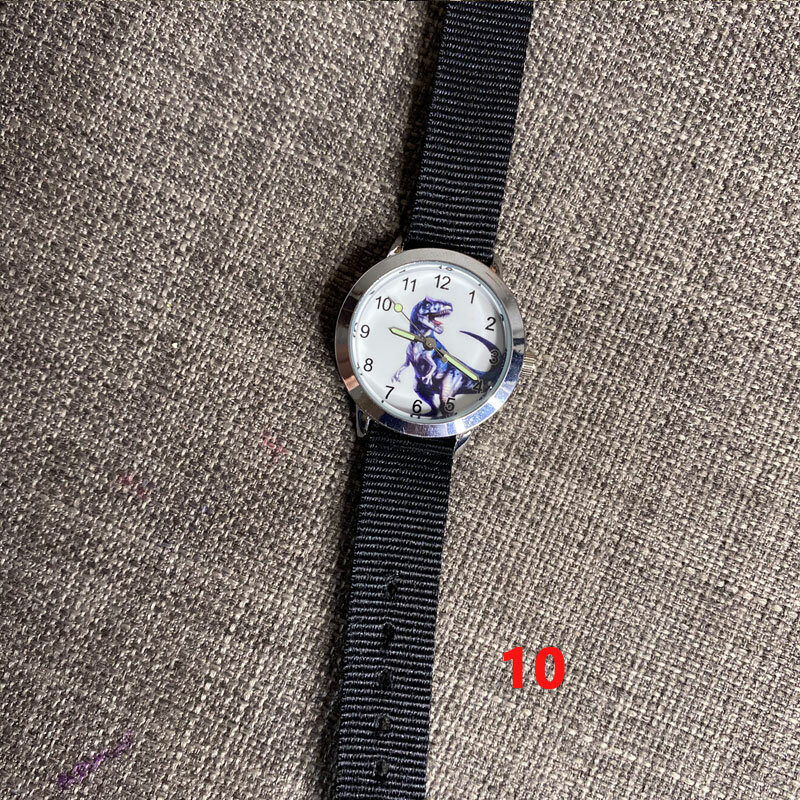 Relógio infantil de nylon com pulseira, relógio esportivo casual de quartzo à prova de suor para escola primária meninos e meninas, presentes de natal