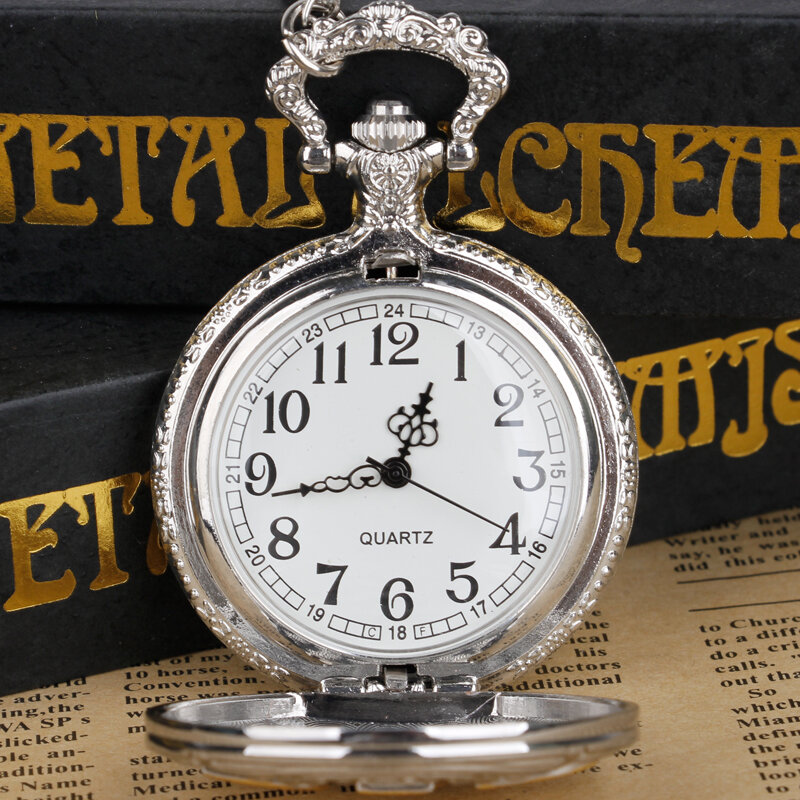 Reloj de bolsillo de cuarzo con letras talladas para papá, accesorio de colección con el mejor colgante de regalo para padre