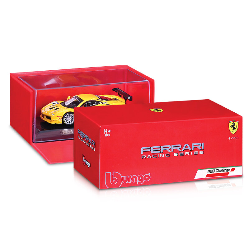 Bburago 1:43 Ferrari 499P LMH Testa Rossa 1959 Klasik 24 HEURES DU Man mobil balap mewah Die Cast Model koleksi hadiah mainan