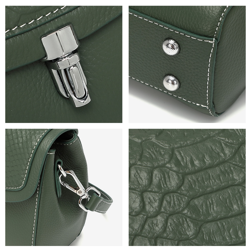 Zency-女性のためのファッショナブルな本革のバッグ,女性のためのヴィンテージクロコダイルバッグ,小さな高級ボックス,ショルダーバッグ,2023
