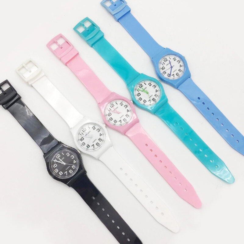 Relógios femininos marca de luxo relógio de quartzo feminino jelly strap moda menina senhoras relógios pulso zegarek damski relogio presentes