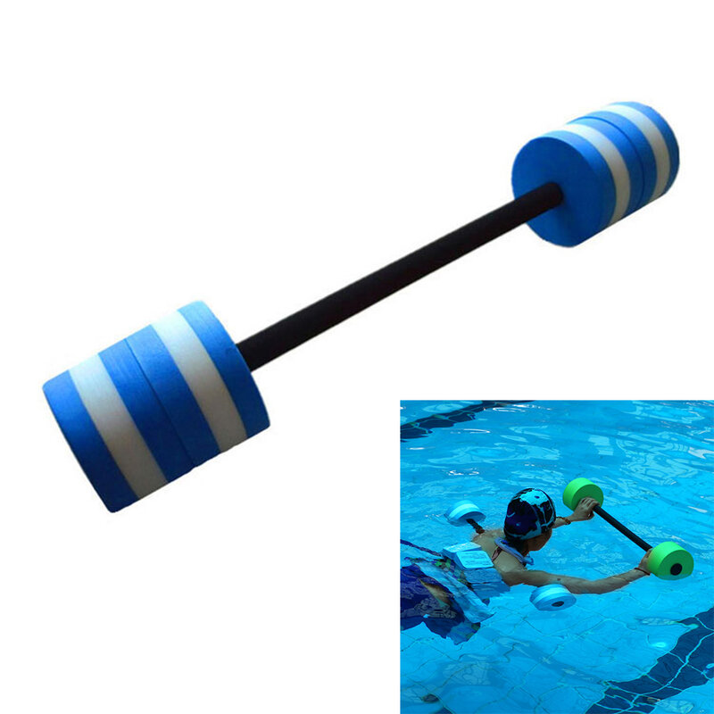 น้ำ Barbell แอโรบิกดัมเบลล์สระว่ายน้ำ Aqua ออกกำลังกาย EVA Barbell โฟม Aqua Dumbbells อัตโนมัติสระว่ายน้ำ Float