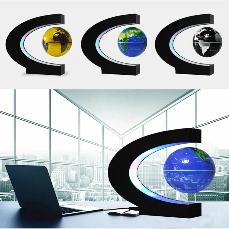 1 pcs Anti-Gravity Maglev Globe Ornaments Perpetual Motion Machine Office Desktop Toys Decoration Figurines Tool accessories