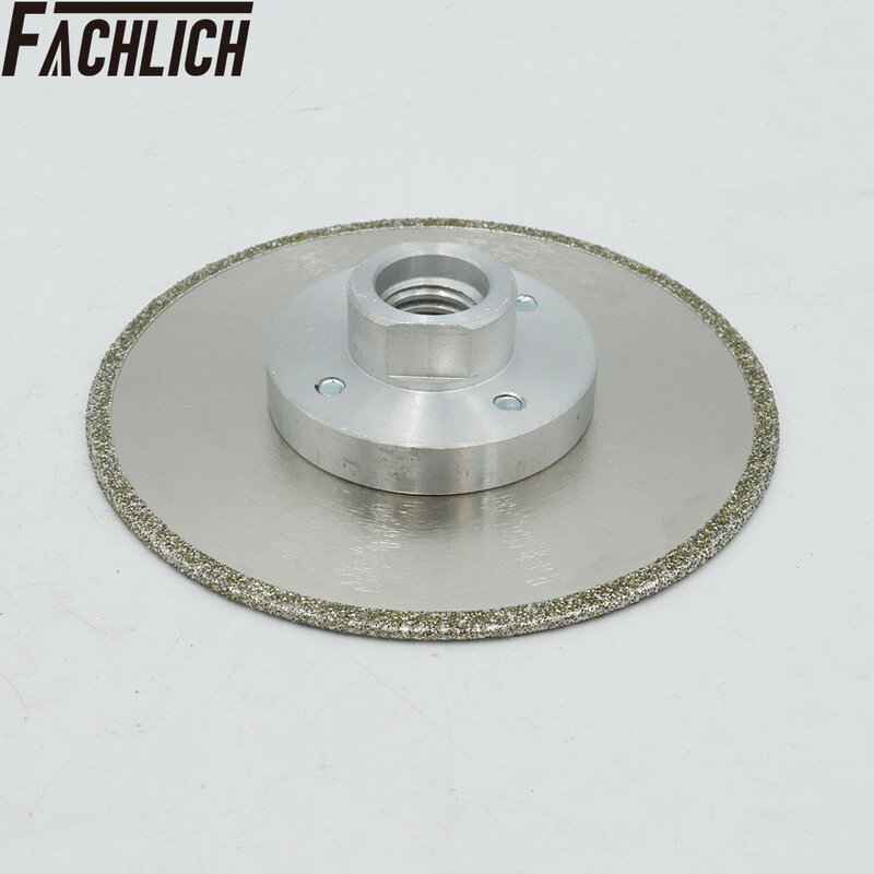 Hojas de sierra de corte electrochapadas, disco de molienda con revestimiento de un solo lado, rueda de diamante M14 o brida 4,5-11, diámetro 4 "/5/8"/5 ", 1 ud.