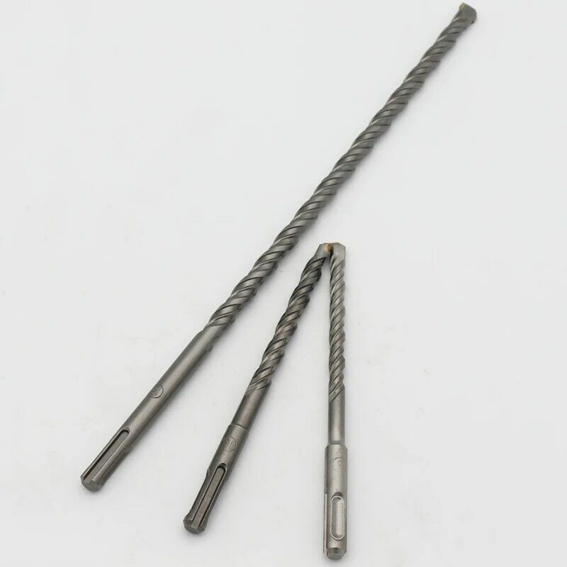 Broca SDS Plus YG8C de doble flautas para pared, ladrillo de hormigón, herramienta de albañilería, 5 uds.