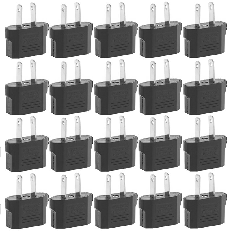 US EUยุโรปTo US USA Power Travel Adapter Chargerปลั๊กติดผนังHome Dropship