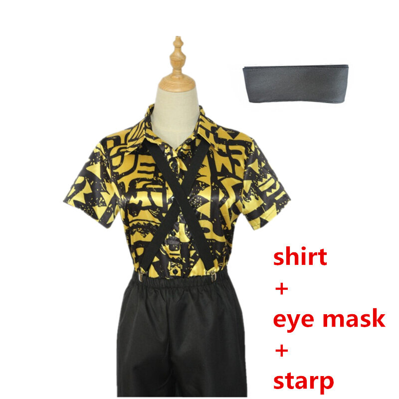 Camiseta de Strangestory para hombre y mujer, camisa de manga corta con estampado 3D de Jim Hopper, disfraz de Eleven, color amarillo