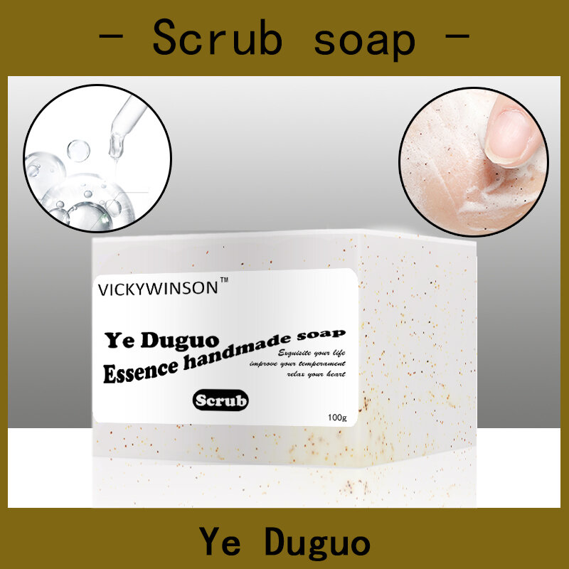 Ye Duguo Essence ขัดสบู่ Handmade Soap 100G Amino Acid สบู่ Anti Wrinkle Anti Aging ครีมบำรุงกระชับรูขุมขนลบสิว