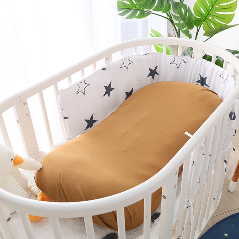 سرير للأطفال الرضع حديثي الولادة سرير قابل للنقل للفتيات والأولاد سرير قطني للأطفال الرضع