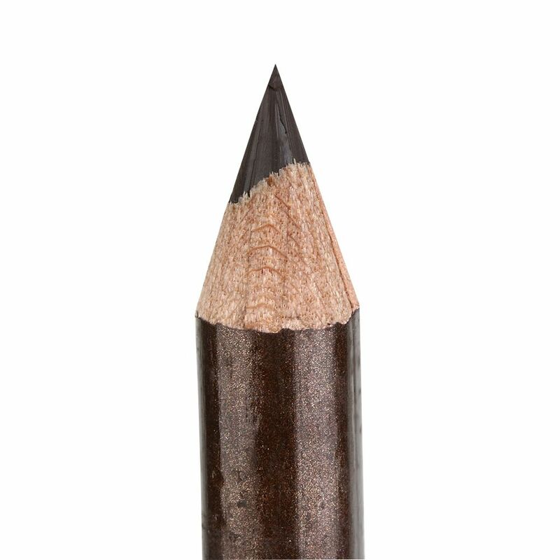 Lápis impermeável da sobrancelha com tampa do apontador, composição da beleza, preto, Brown, forro do olho, forma