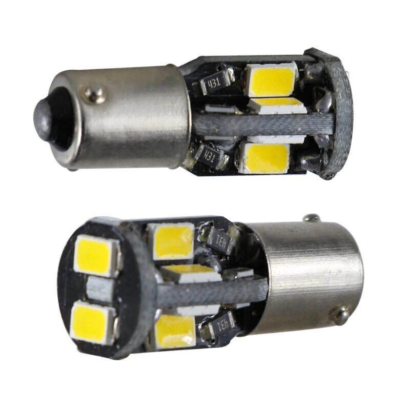Ampoule LED BA9S BAX9S 12 V 2W Super H21W T4W H6W, Lampe de Signalisation Intérieure existent, Feux de Plaque de Planificateur de Voiture, Puce Smd 5730 12 Volts