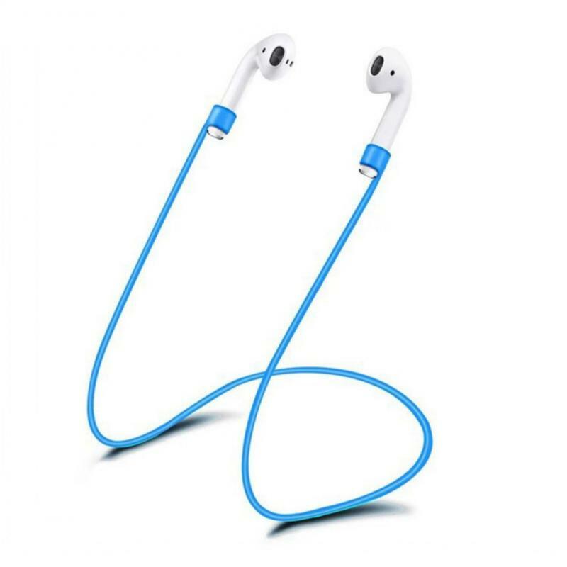 Cuerda de silicona antipérdida para el cuello, cordón inalámbrico y cómodo para auriculares, cuerda de alta calidad para AirPods de Apple
