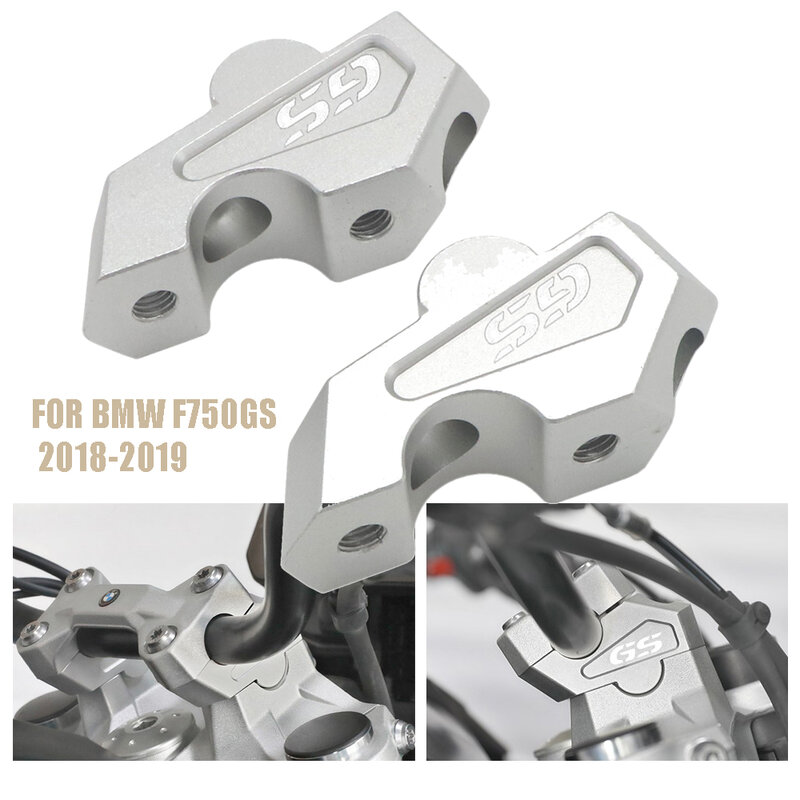 For BMW F750GS F 750 GS 2021 2020 2019 22MM Motorcycle Accessories Handlebar Riser fat handleBars Mount Clamp Extend Adapter