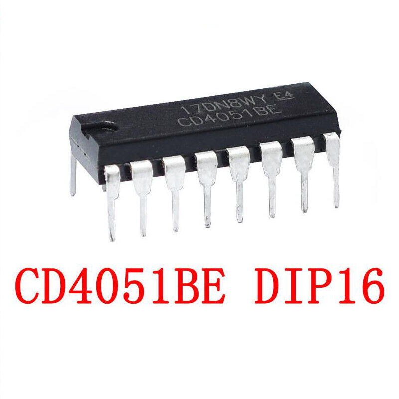Новый и оригинальный чипсет IC CD4051BE DIP16 CD4051 CD4051B 4051 DIP-16, 10-20 шт.