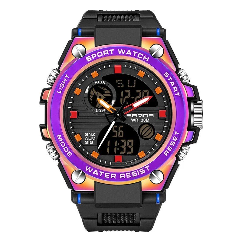 New multifunctional electronic watch trendy fashion male and female students waterproof sports ins wind children's gifts