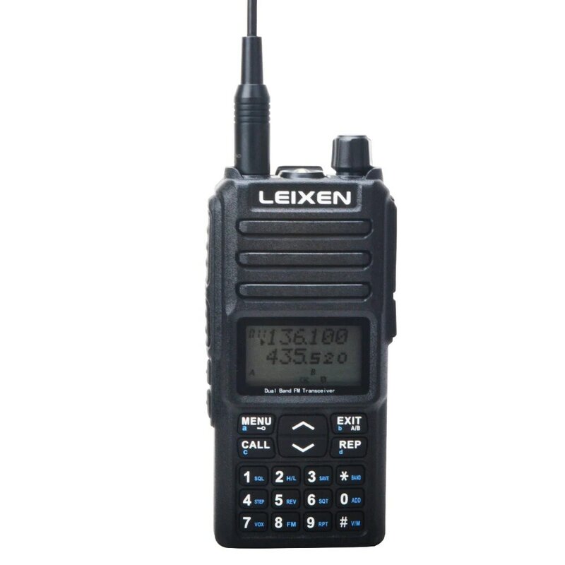 LEIXEN-VHF Walkie Talkie, Dual Band, Dual Standby, Dual Reception, Rádio VOX FM, UV-25D, 20W, 10-20km, 136-174MHz, 400-480MHz