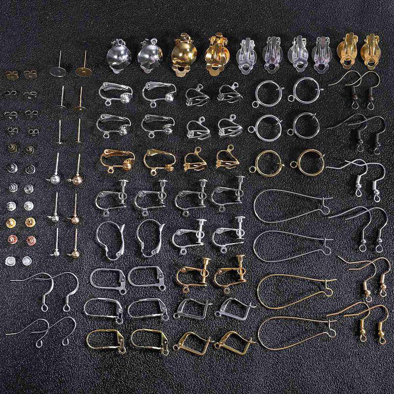 Bouchons de boucles d'oreilles en alliage fait à la main, bouchage de dos bloqué, accessoires pour la fabrication de bijoux, DIY
