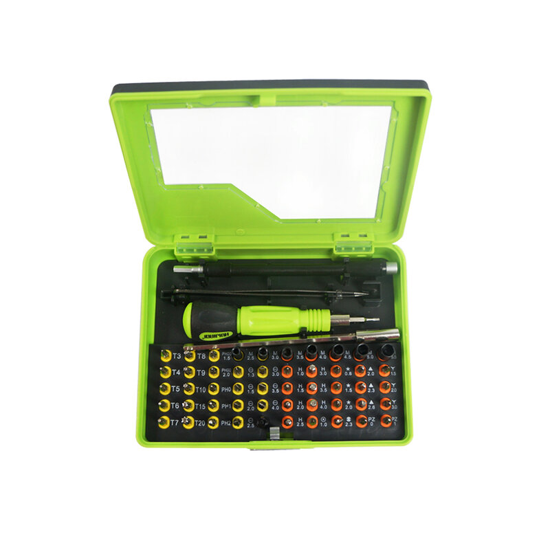 HJQ-8921 Magnetische Schroevendraaier 53 In 1 Precisie Schroevendraaier Tool Kit Voor Iphone Reparatie