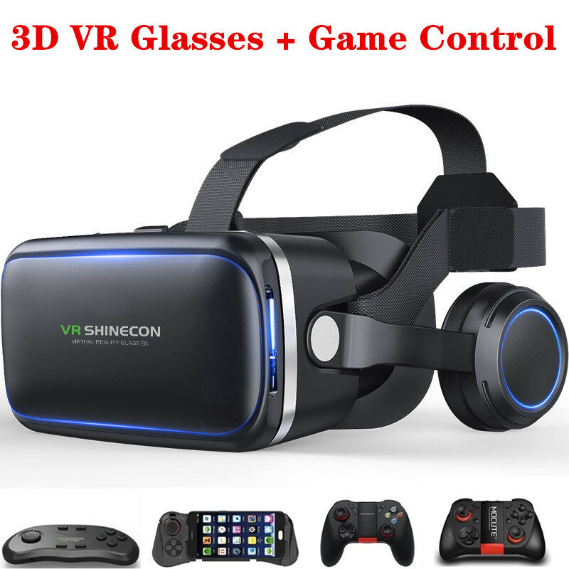 الراقية الأصلي VR نظارات سماعة الإصدار الواقع الافتراضي نظارات ثلاثية الأبعاد VR اختياري وحدة تحكم بالألعاب عن بعد لعب للأطفال