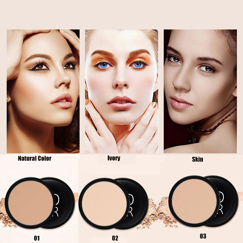 Neue Marke Make-Up Pulver 3 Farben Lose Pulver Gesicht Make-Up Wasserdicht Lose Pulver Haut Finish Pulver