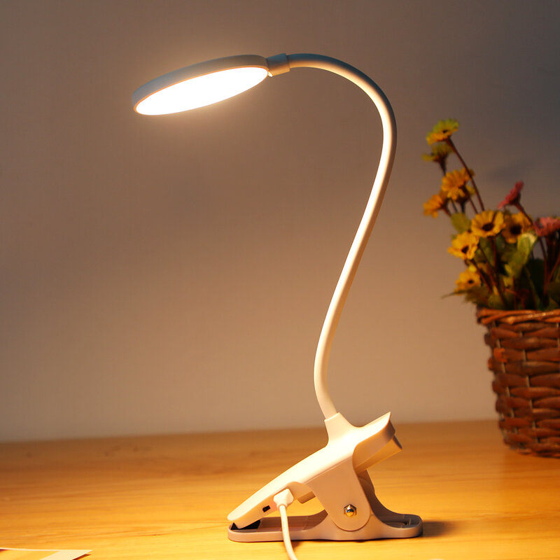Clipe sem fio lâmpada de mesa estudo toque 1200 mah recarregável led lâmpada de mesa de leitura usb luz de mesa lâmpadas flexo