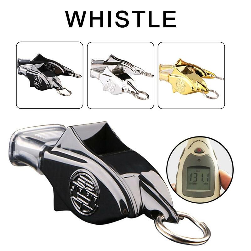Whistle 130 Decibels High Frequency Dolphin Whistle For Outdoor Sports Basketball Football Training Match Referee Mouth Grip #W2