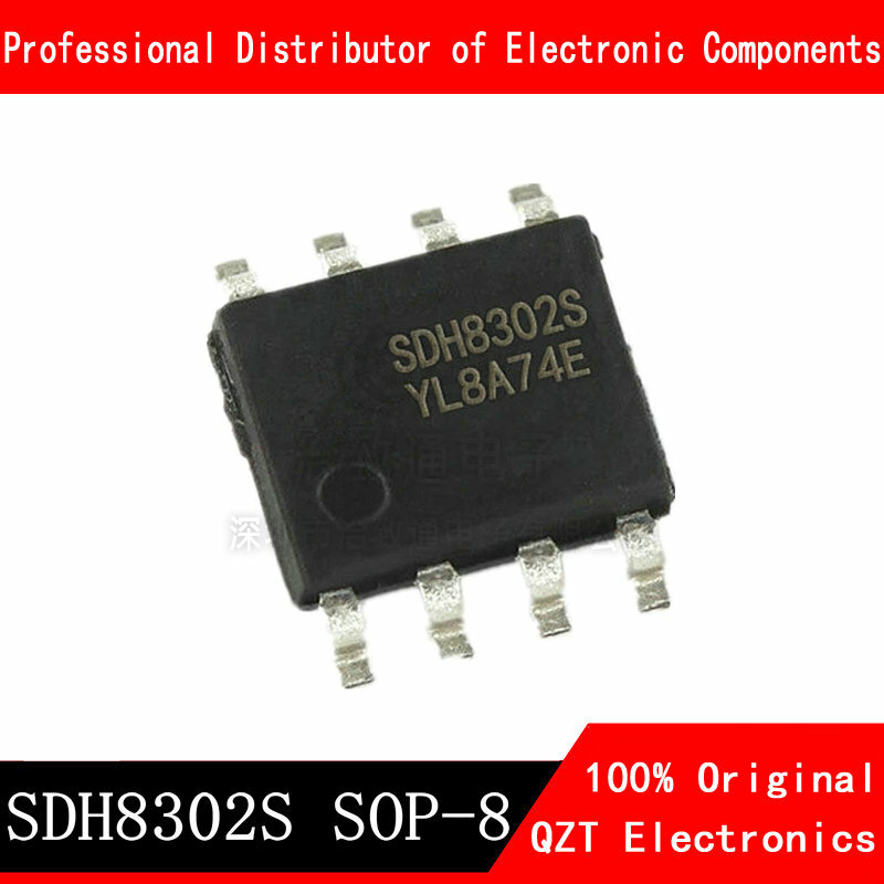 10 pçs/lote sdh8302s sdh8302 smd sop8 chip de energia novo original em estoque