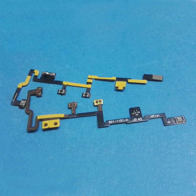1 pz Power On Off Switch Volume Up Down Button Flex Cable per iPad2 iPad 2 A1395 A1396 A1397 Silent Mute Key parti di ricambio