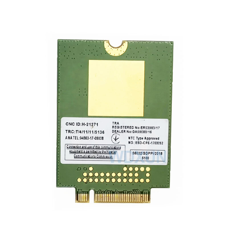 DW5820e L850-GL L850 DW5820 LTE 4G بطاقة وحدة 0284DC 284DC لديل كمبيوتر محمول 3500 5400