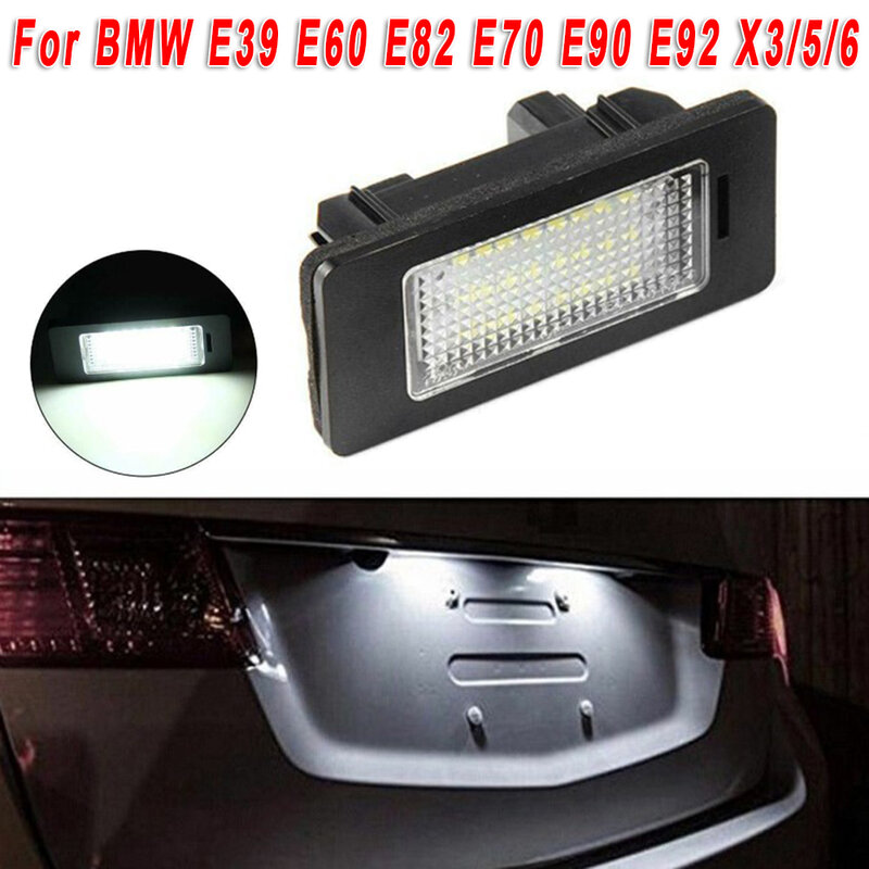 1 шт. автомобильный светильник для BMW E60 E39 E61 E70 E71 E72 F10 F10N F18 F32 F33 F36 12 В светодиодный льная Светодиодная лампа для номерного знака 6000K Ксеноновые автомобильные аксессуары